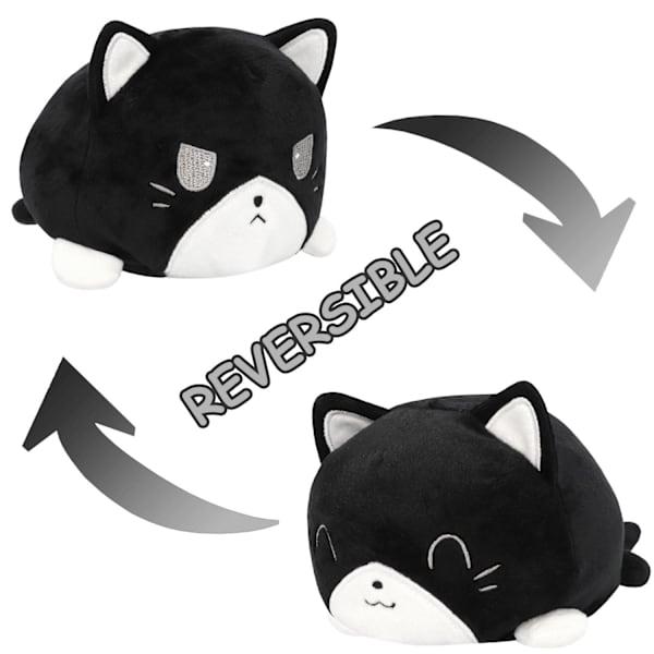 Vändbar Katt - black