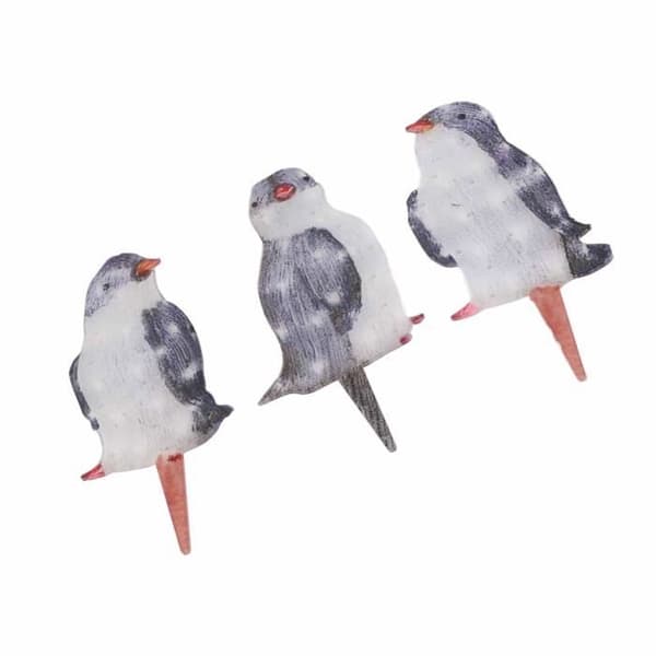 HURRISE Tänd julpingvinprydnad