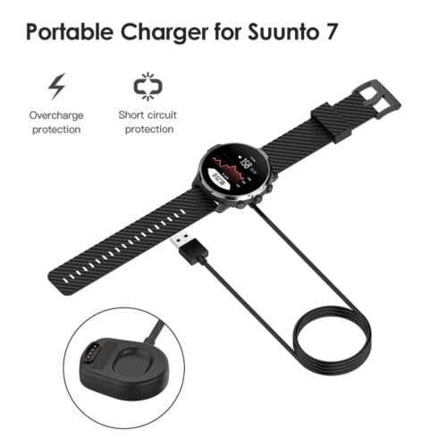 Smart Watch USB-vugge til Suunto 7 magnetisk ladekabel