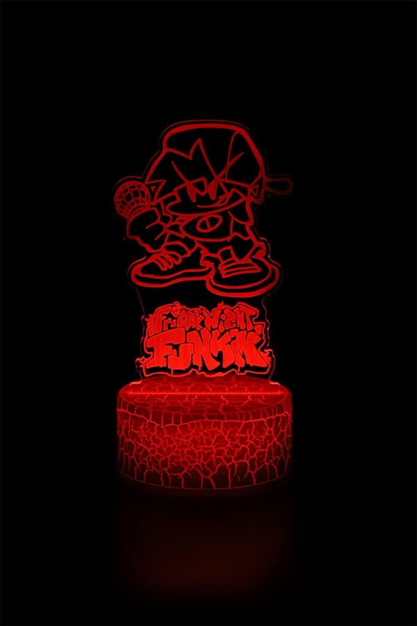 FN-AF Five Night Game Light 3D Illusion-lampa med fjärrkontroll