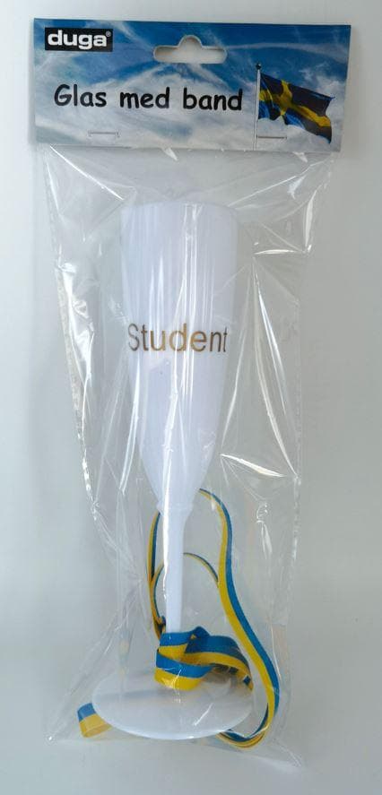 Glas Skumpa Student vitt 24 cm white