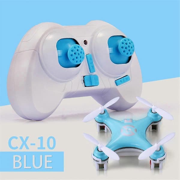 RC Quadcopter Cx10 Mini fjernkontroll drone 2.4G 4CH med LED elektronisk helikopter elektrisk fly -C