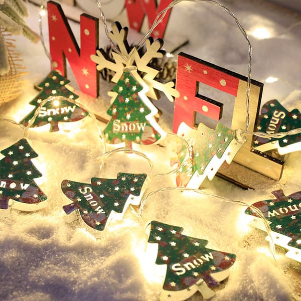 Jul Led Jul Led Belysning Batterilåda Stringljus Fest Juldekoration Sunmostar
