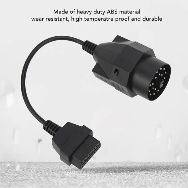 OBD II-adapterkabel 20-pinners til OBD2-kontakt rund diagnostisk skannerverktøykabel