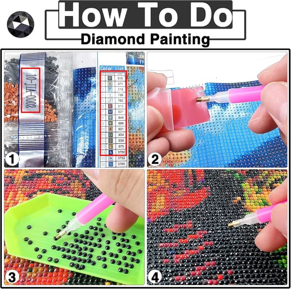 Jul 5D Diamantmaleri Kit, 12x16 tommer, Katt