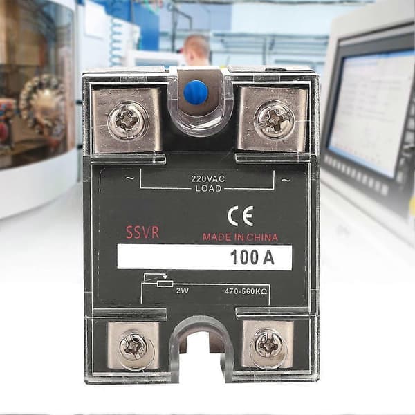 Solid State Spänningsregulator Enfas SSVR 470-560K Belastning 220VAC Elektriska Tillbehör (BERM-R 100A)