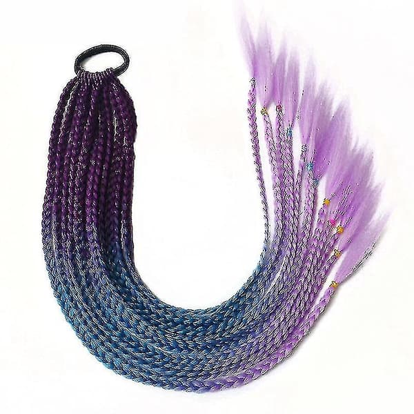 Barn Twist Braid Rope Hästsvans Hårprydnad Tjejhår 12st