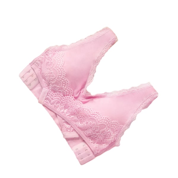1/2/3/5 polyester mjuk och andas bralette för kvinnor - Pink XXL,1 5PCS