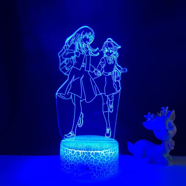 Nyaste Anime Bloom Into You-Yuu Koito Figur 3D Night Light