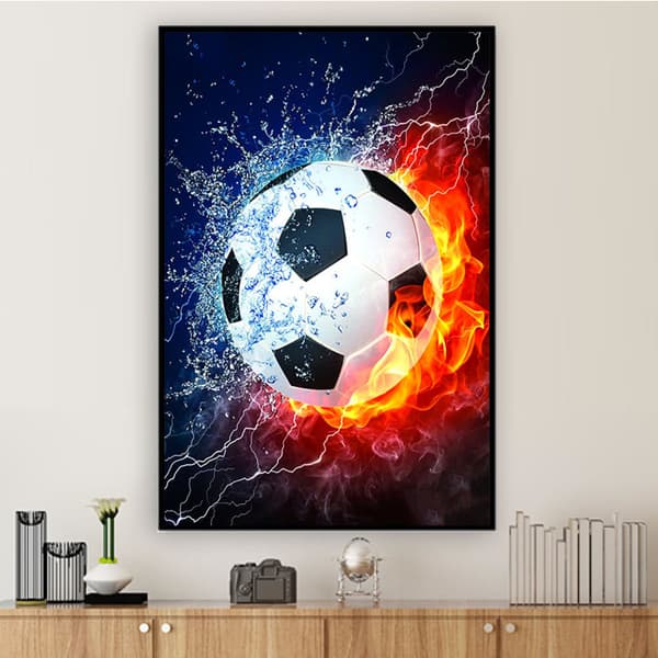 DIY 5D Diamantmalingssett Fotball-VM