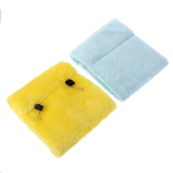Varmt fuglehus Vinterseng Hus Nuggle Hytte Hængekøje Bur Telt Plys gemmested til små papegøjer Cockatiels Yellow S