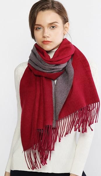 Vinter Skjerf Pashmina Sjal Wrap for Kvinner Langt Stort Varmt Tykt