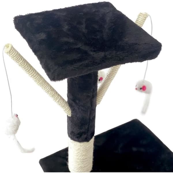 Kradsetræ BETTY - 30 x 30 x 110 cm - Sort