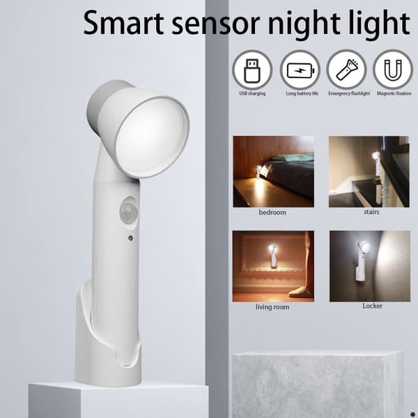 3-i-1 natlampe Smart skrivebordslampe skabsbelysning Charging version