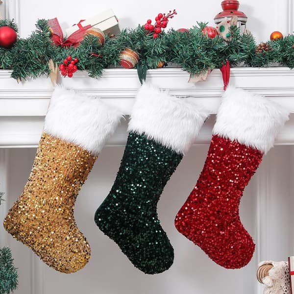 Julstrumpor Xmas Ornament GULD gold