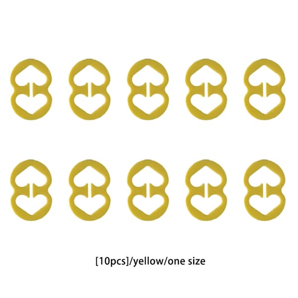 1/2/3/5 10 stykker Dame BH Strop Clip Udskiftning Piger Damer Yellow 5PCS