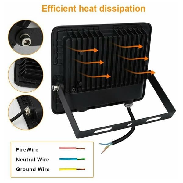 Hengda Outdoor LED Floodlight Rörelsesensor LED Floodlight 1700LM