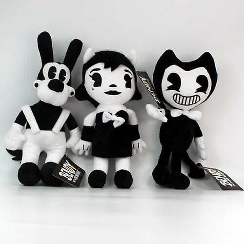 Bendy Machine Figur Bendy Boris Plyslegetøj Dukke Børn Gave A