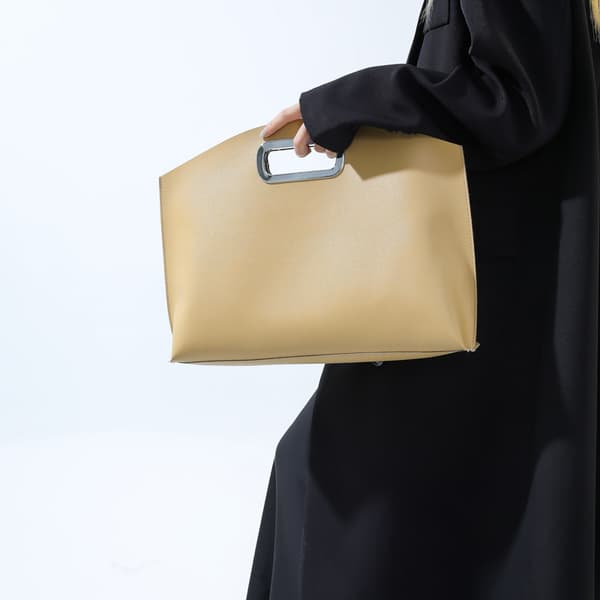 2-delt mor og barn taske, khaki dame skuldertaske, stor c