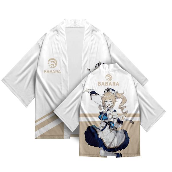 Mub- 26 Tyyliä Genshin Impact Xiao Zhong Li Qiqi Cosplay 3D-tulostus Haori Anime Kimono Viitta Anime Sarjakuva Vaatteet 10 2 XL