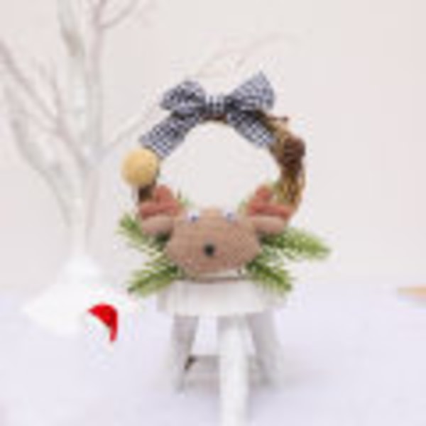 Xmas Ribbon Julgransprydnader Cane glitterremsor Party Elk