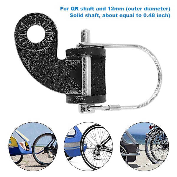 2st 12 mm dragkrok för Burleigh cykelsläpbyte