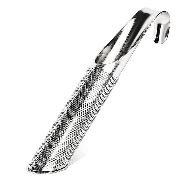 Tesil i rustfrit stål, te spreder Teinfuser til løs te, kaffe, krydderier, langt håndtag T