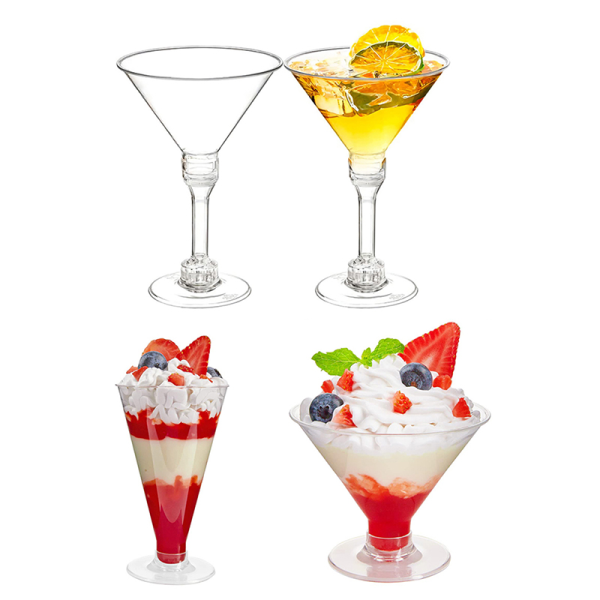10st Disponibel Mousse Tårta Gelé Party Dessertkopp C