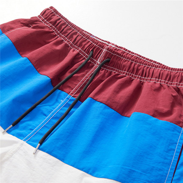 1/2/3/5 Pustende og stilige shorts for menn - for sommeren Blue and Dark Blue XXL,1 1 Pc