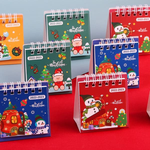 Julekalender Nedtællingskalender Bordkalender BLÅ Blue