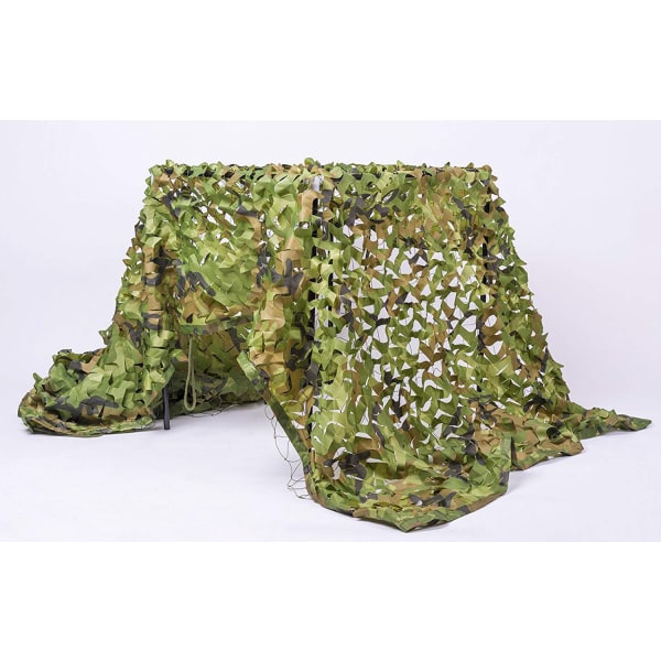 Woodland Camo Netting Camouflage Net för campingjakt 3*4m