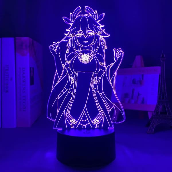 Genshin Impact Figure Model Light 3D Led IIIusiion Night Lam
