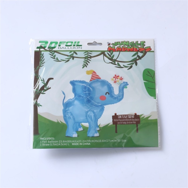 4D-Giant Saml Selv Dinosaur Folie Ballon Dyr Ballon Børne Fødselsdagsfest null - 5