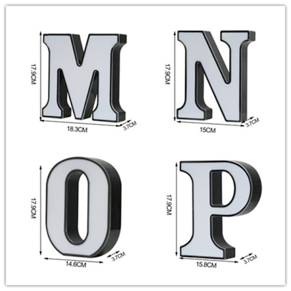 LED Marquee Letter Lights-DIY Marquee Lights Up Le