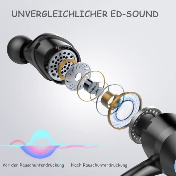 Bluetooth headset sport in-ear Bluetooth-hörlurar sport hörlurar