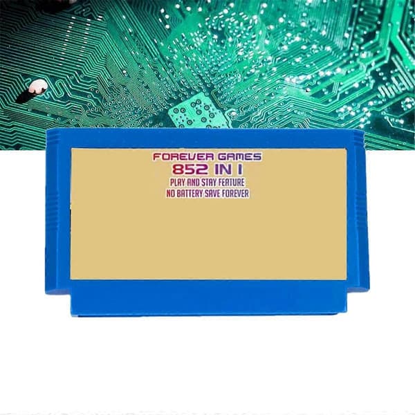 Til FC Adapter 852 i 1 spil til SFC/SNES spilkonsol FOREVER GAMES Spil Blå