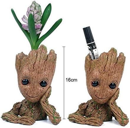 Blomsterpotte - Figurin for planter og penner - Perfekt som gave - M