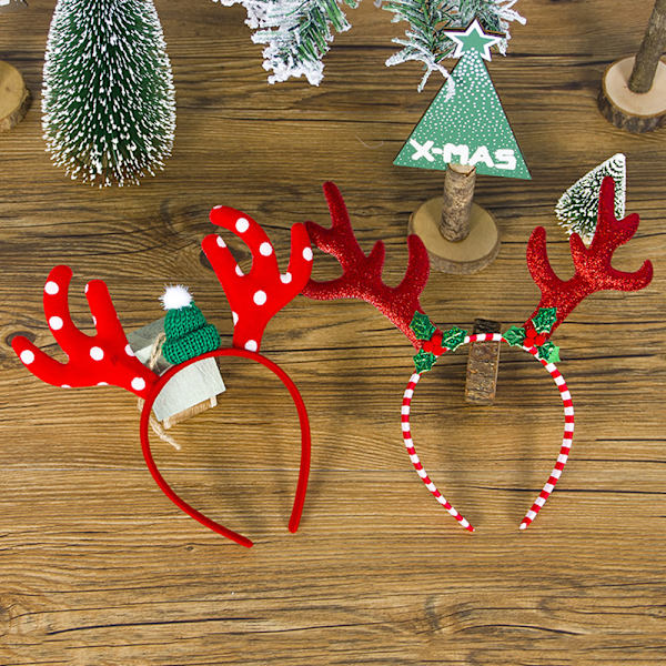 Julpannband till julfest gynnar kvinnor tjejer barn style 2