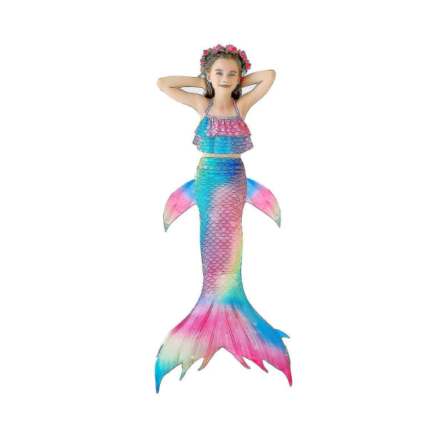 Baddräkt för barn Mermaid Tail Baddräkt 110 GB51