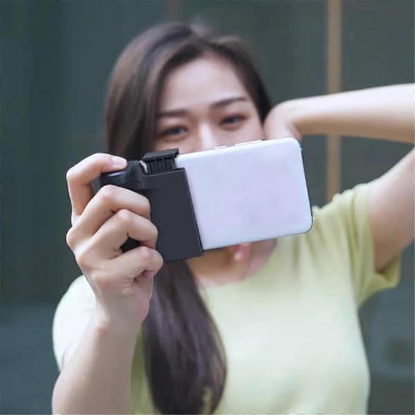 Smartphone Handhållen Selfie Booster Handgrepp Bluetooth Fjärrkontroll Telefonutlösare för Android-telefon