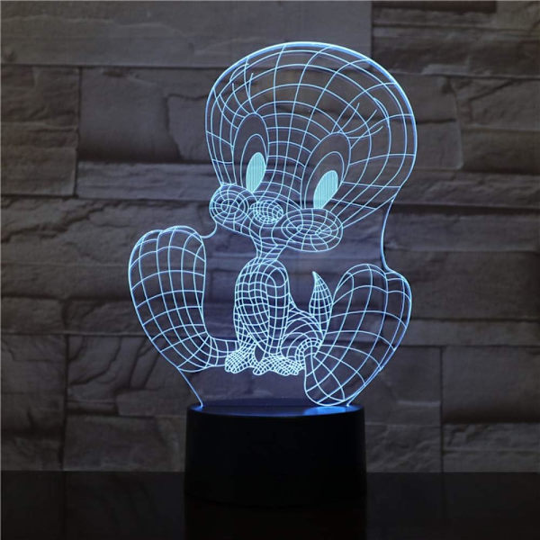 TweetyBird LED Nattlys USB Touch Sensor RGB Dekorasjon C