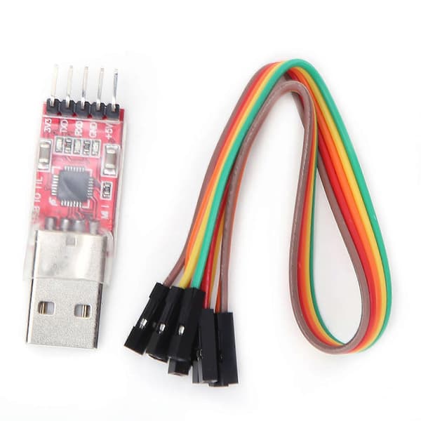 USB til TTL 5-pinners modul seriell omformeradapter med jumperkabel