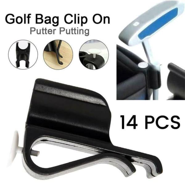 Golf-putterin pidike Golfbägin klipsi Kiinteät golfmailat Black