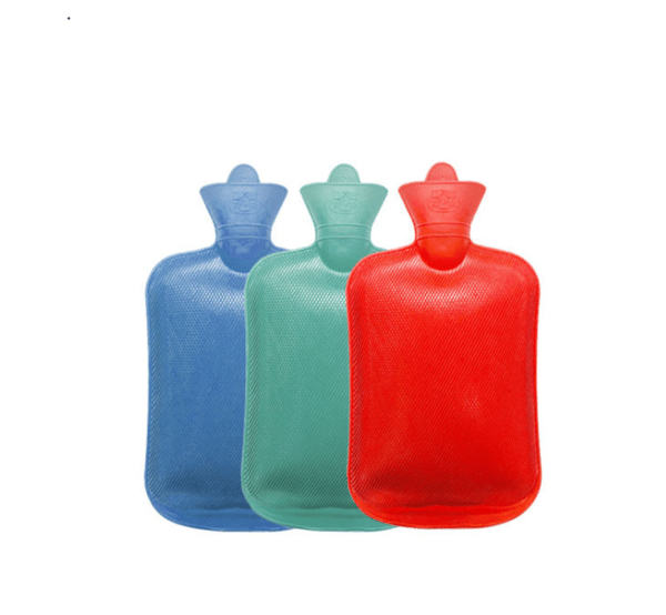 Klassisk gummitermos, varm kompress, lindra huvudvärk, kramper, large