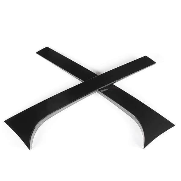 2 stk. bagrudens sidespoilere vinge Canards Trim erstatning for Kodiaq 2016-2021 Glanssort