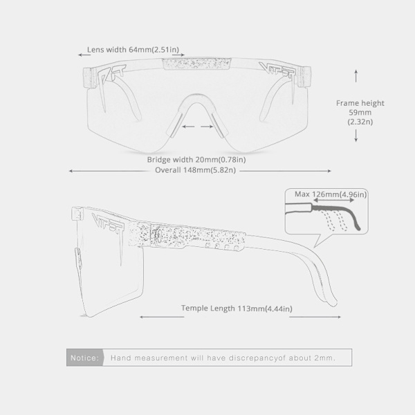 Big Frame Riding Solglasögon Färgglada Full-faced True Film Polarized Solglasögon Säker och Cool C8