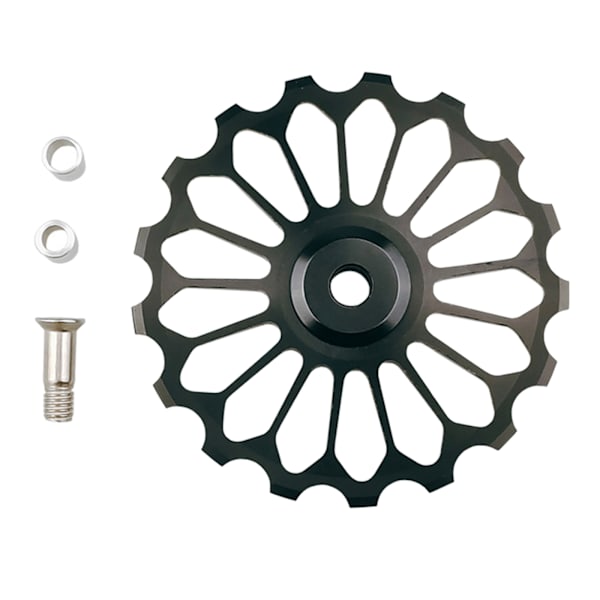 Polkupyörän 11T 13T 17T keraaminen laakeri Jockey Wheel takavaihtajalle Ohjausrulla MTB maantiepyörä Alumiiniseos Hihnapyörä Id null - 17 Black