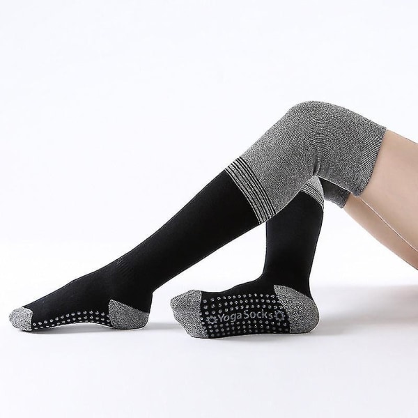 Lange engangs sklisikre yogasokker 3 par Pure gray