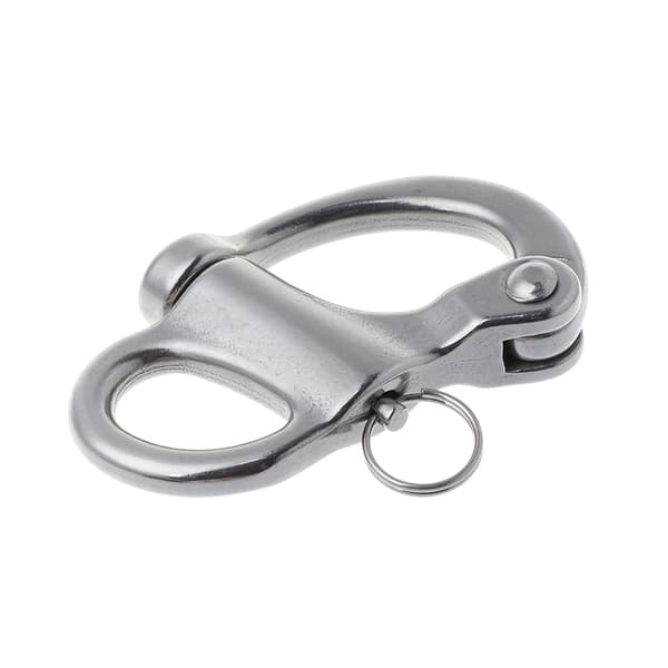 Rigging i rustfritt stål Seiling Fast bøyle Snap Shackle Fixed Eye Snap Hook Seilbåt Seilbåt Yacht Living 96mm
