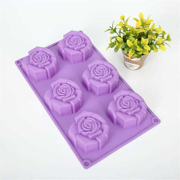 Roseformet Non-Stick Mold - Silikonform Multi-Huleform for